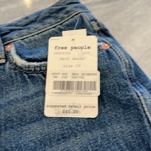 Free People denim mini skirt (NWT) - Picture 3 of 5